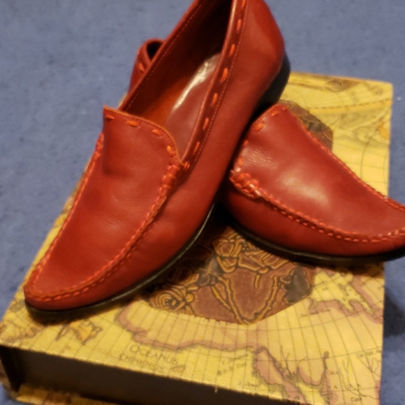 BootCo Red Leather Shoes - Picture 2 of 4